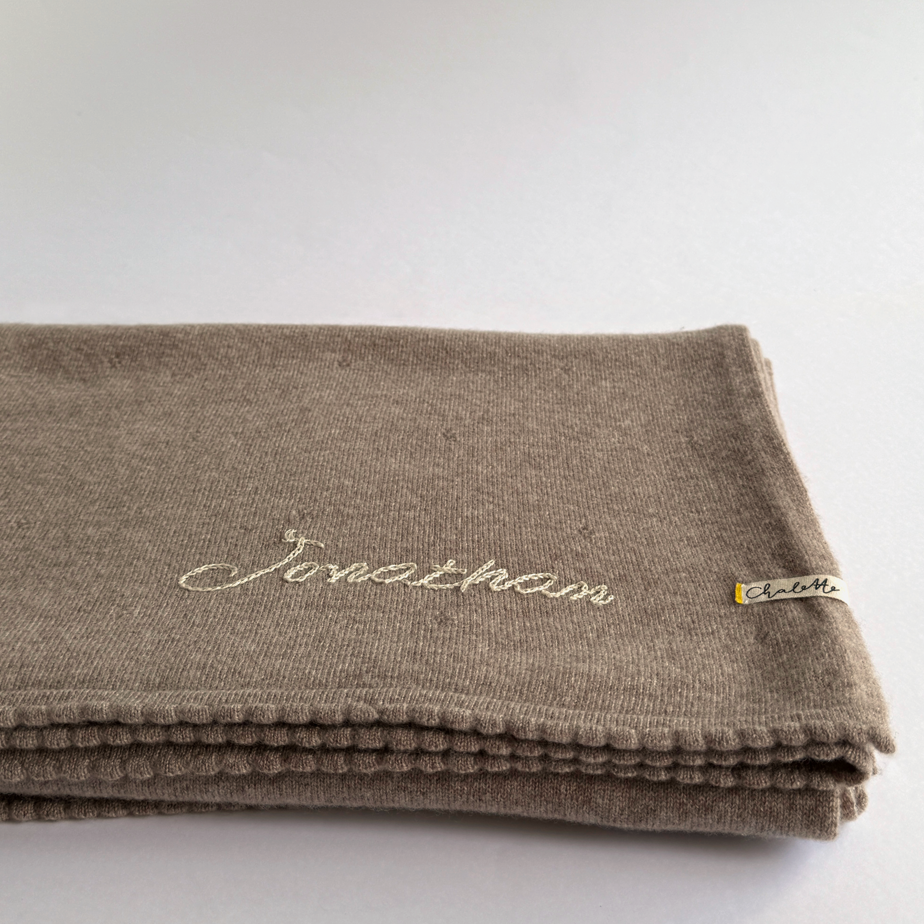 OUTLET | Babydecke 'Träumerei' | beige | 105 x 105 cm | "Jonathan"