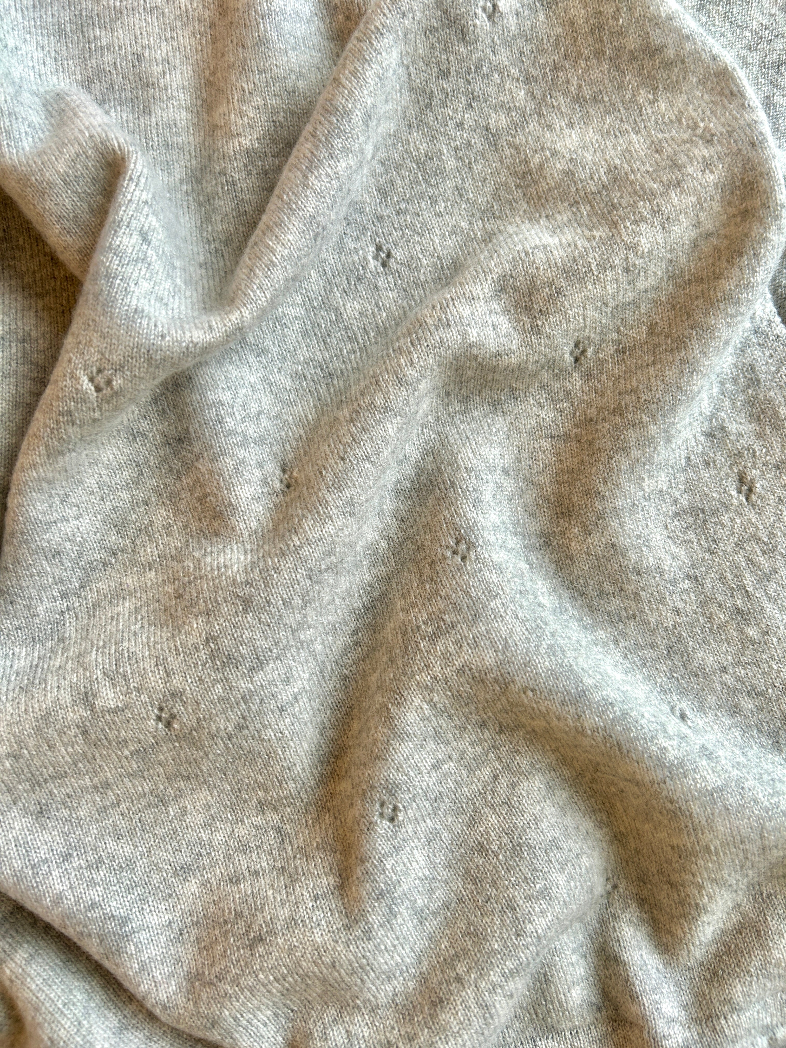 Babydecke Chalette Mondschimmer hellgrau