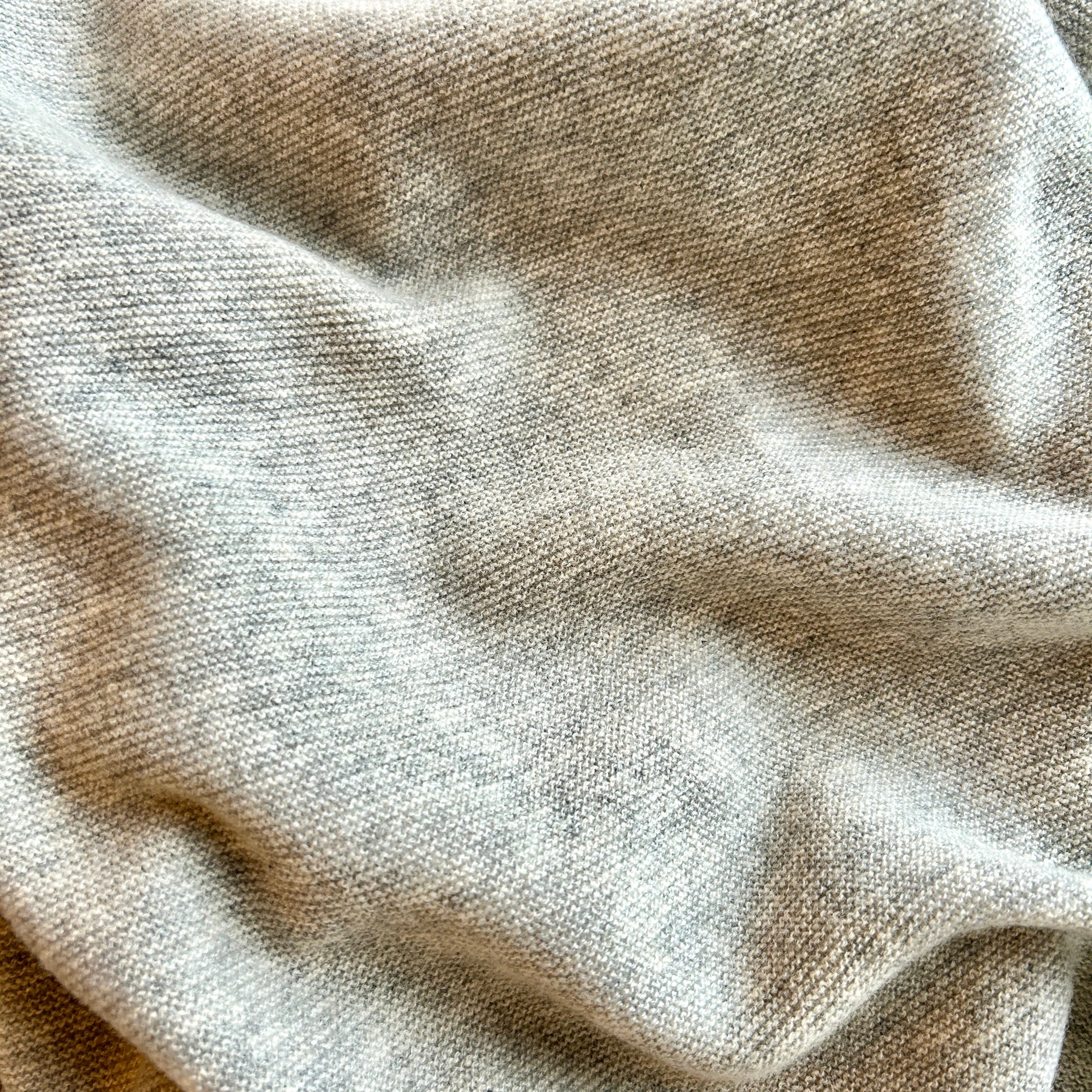 Wichtel Babydecke Chalette hellgrau Kaschmir Merinowolle