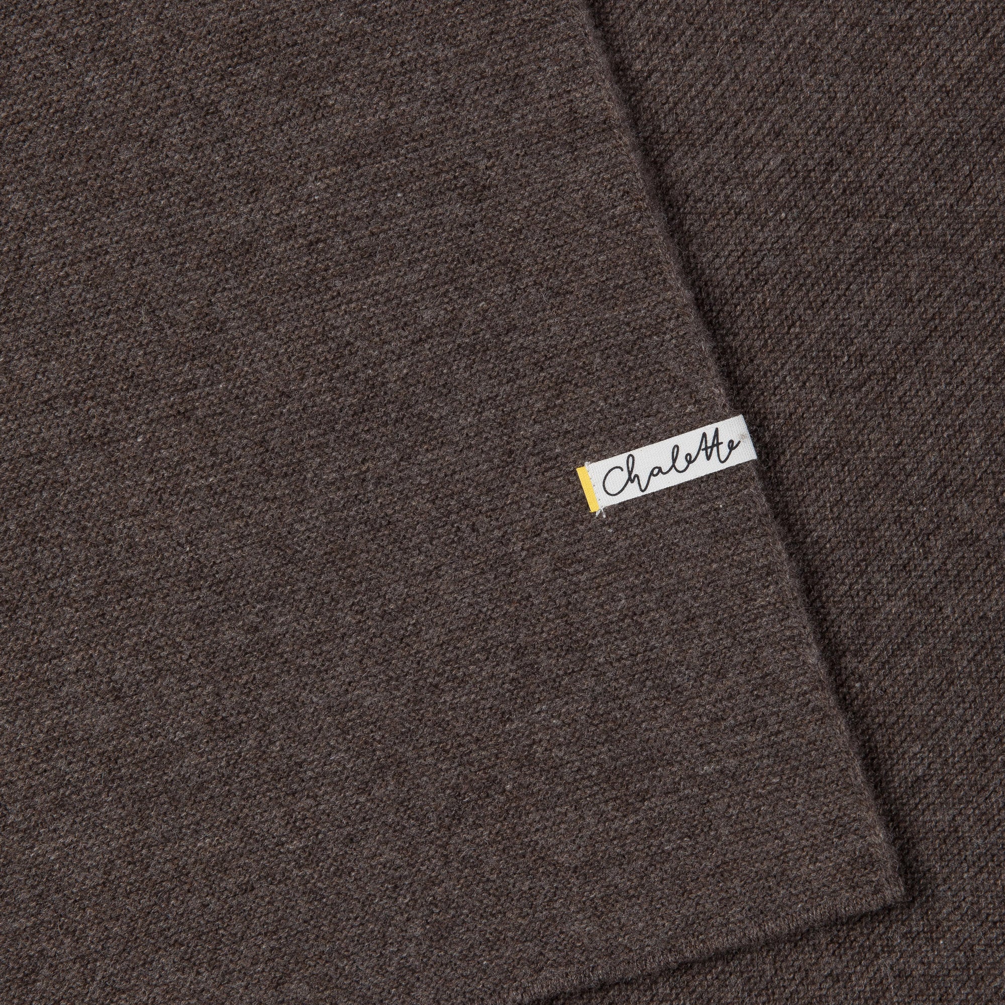 Super Soft Baby Blanket 'Troll' | dark brown | 105 x 105 cm