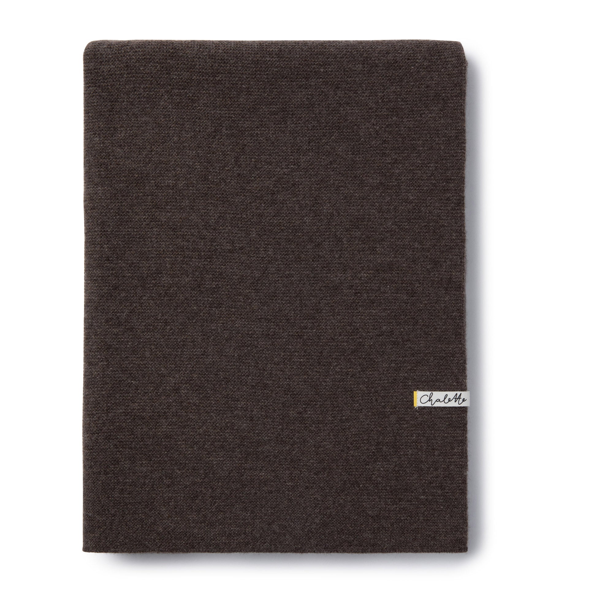 Superweiche Babydecke 'Troll' | dunkelbraun | 105 x 105 cm