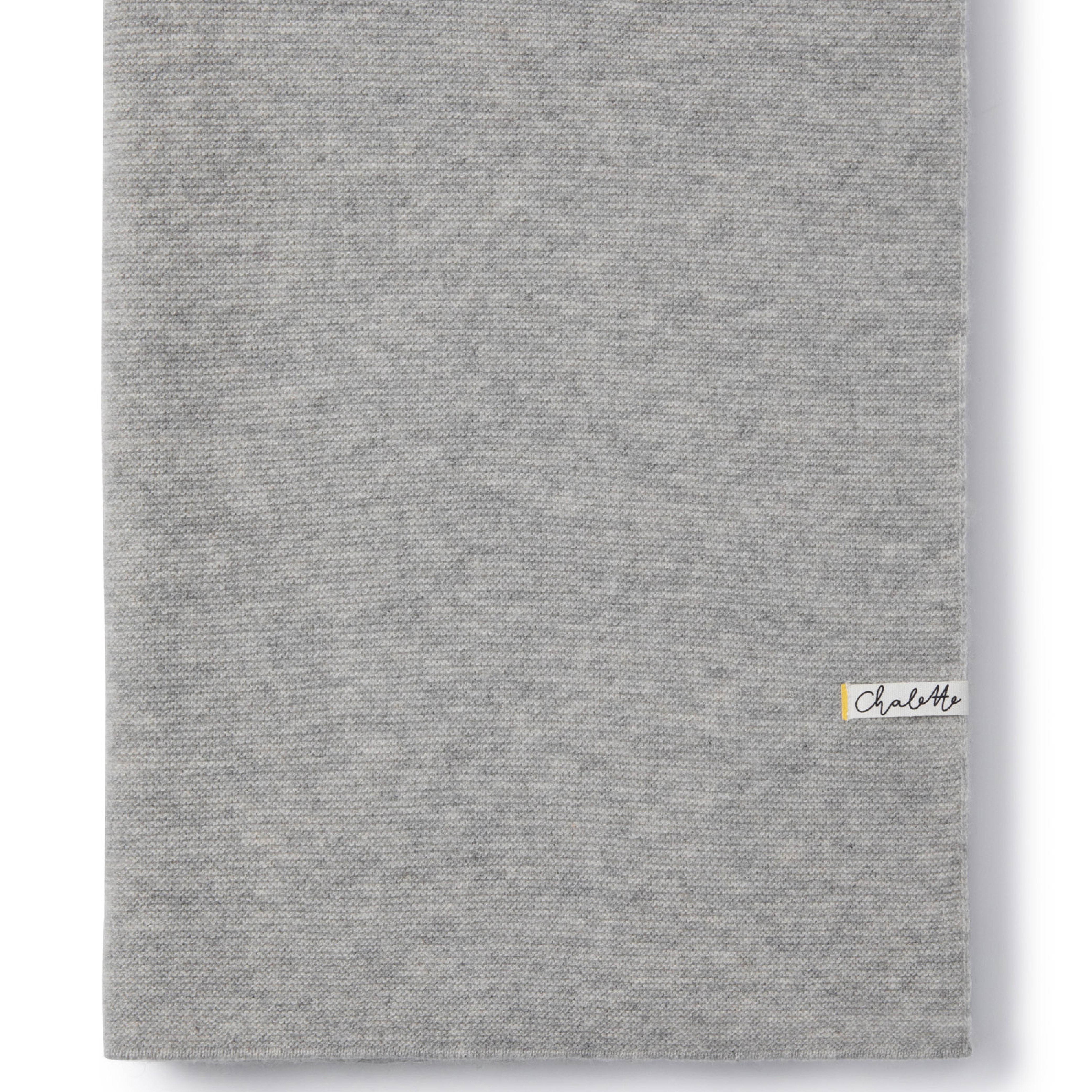 Superweiche Babydecke 'Wichtel' | hellgrau | 105 x 105 cm