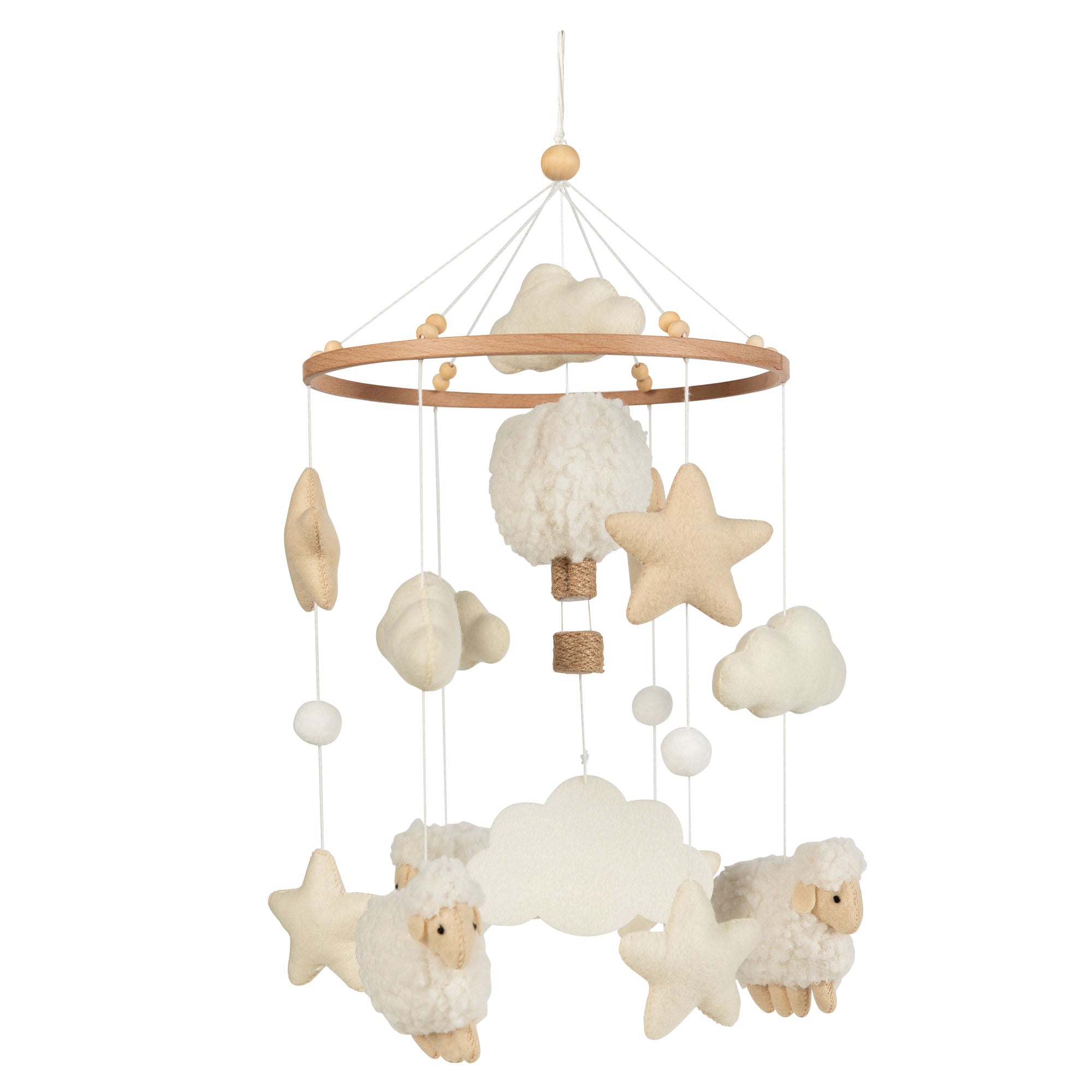 Baby Mobile Chalette x ohee manufaktur | 'Schäfchen'