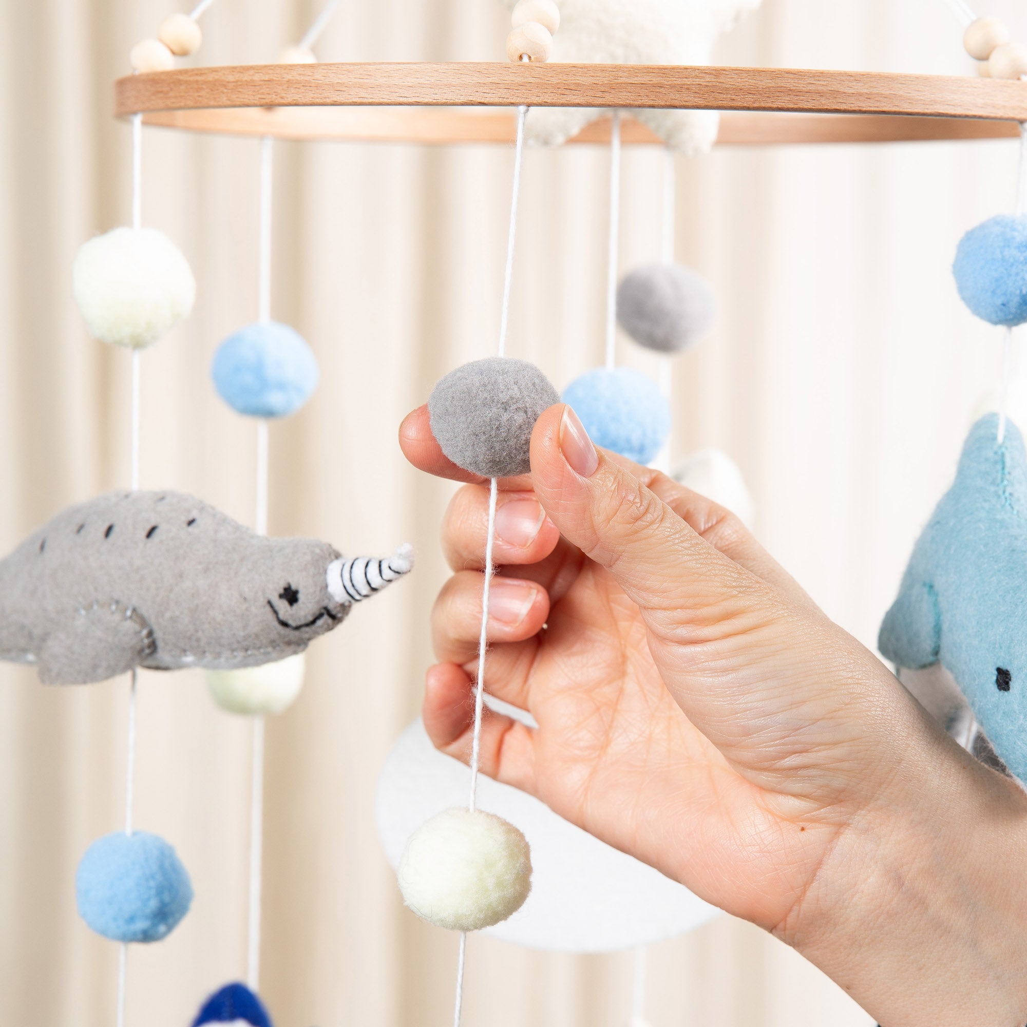 Baby Mobile Chalette x ohee manufaktur | 'Meerestiere'
