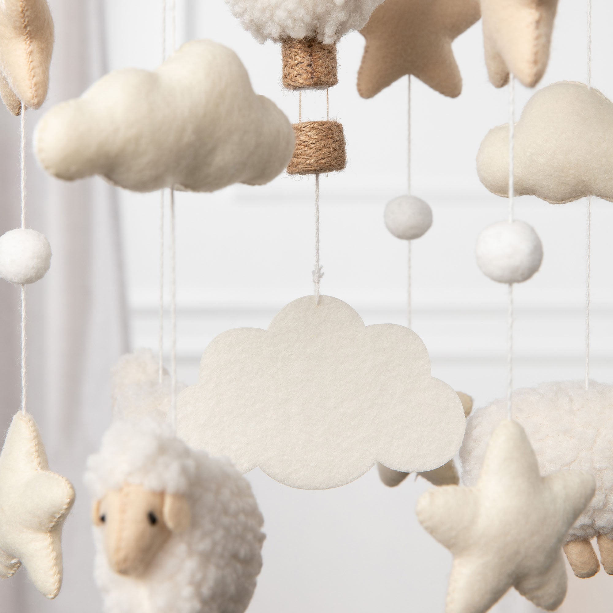 Baby Mobile Chalette x ohee manufaktur | 'Schäfchen'