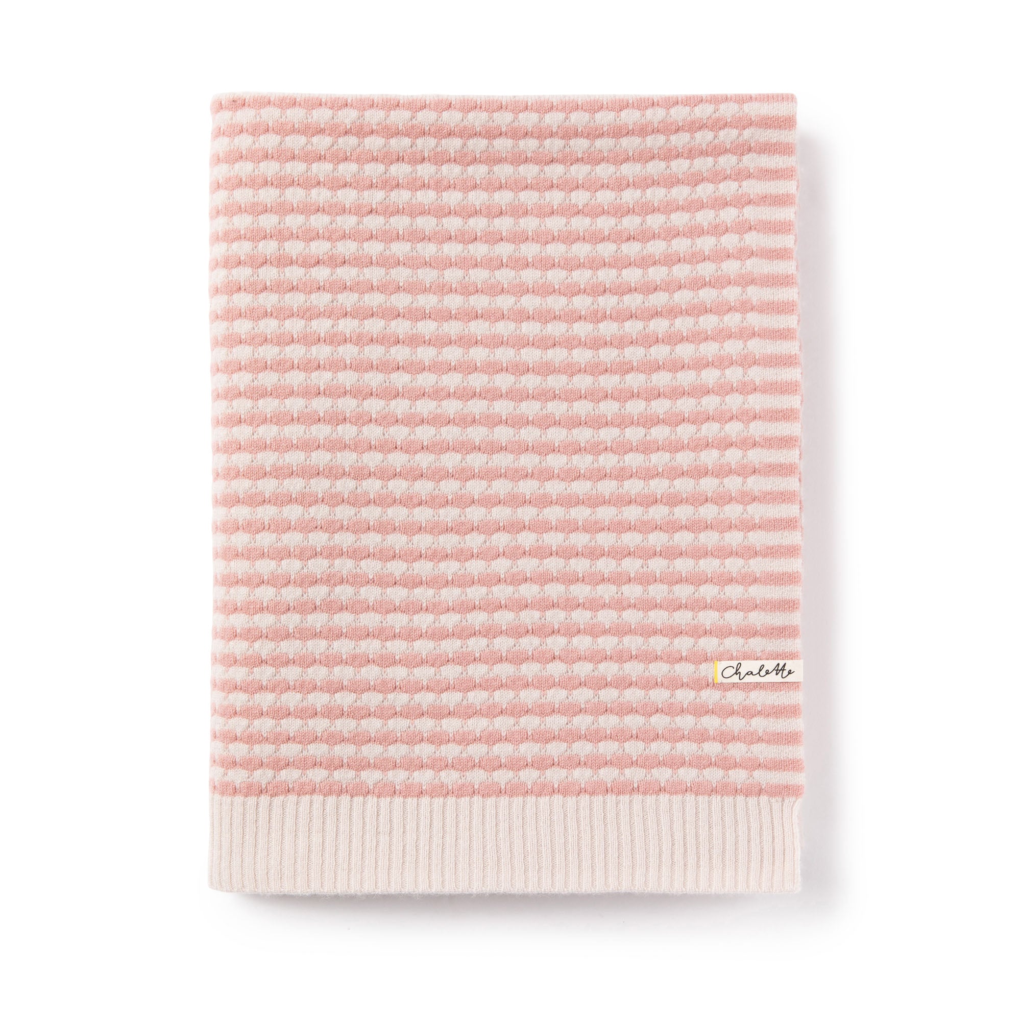 Super soft baby/children's blanket 'Malve' | beige / dusky pink