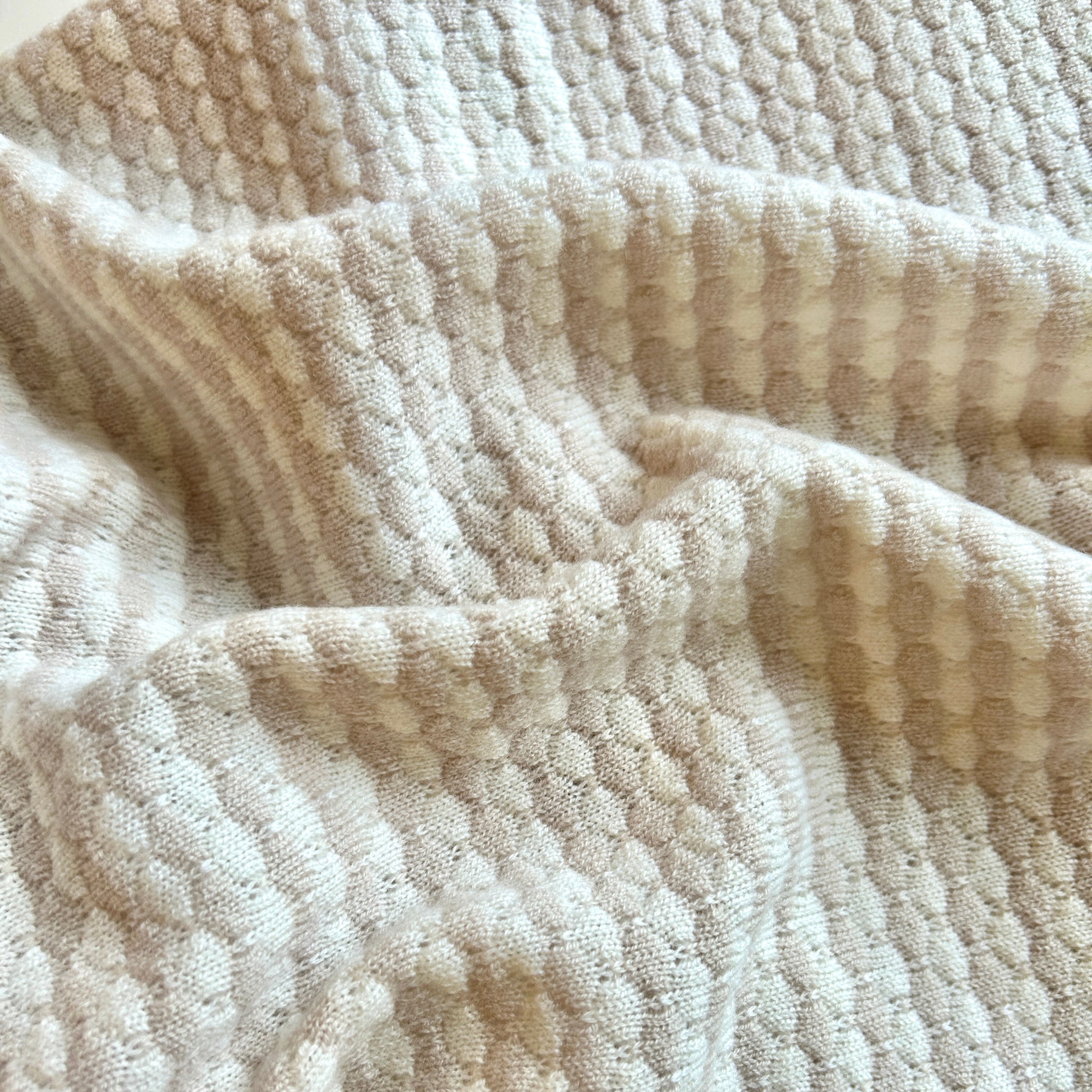 Babydecke beige offwhite Chalette Anemone