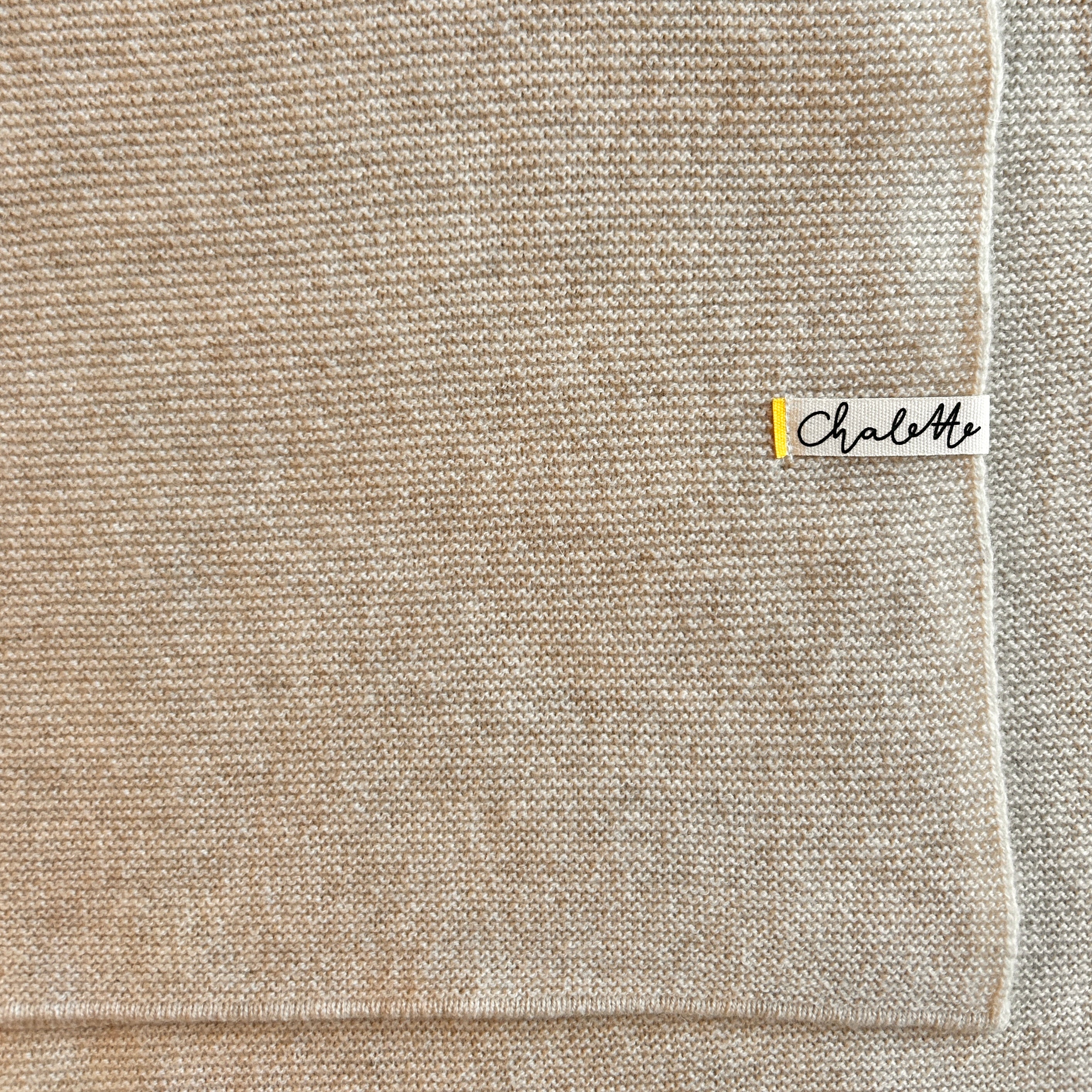 Superweiche Babydecke 'Pixie' | hellbeige | 105 x 105 cm