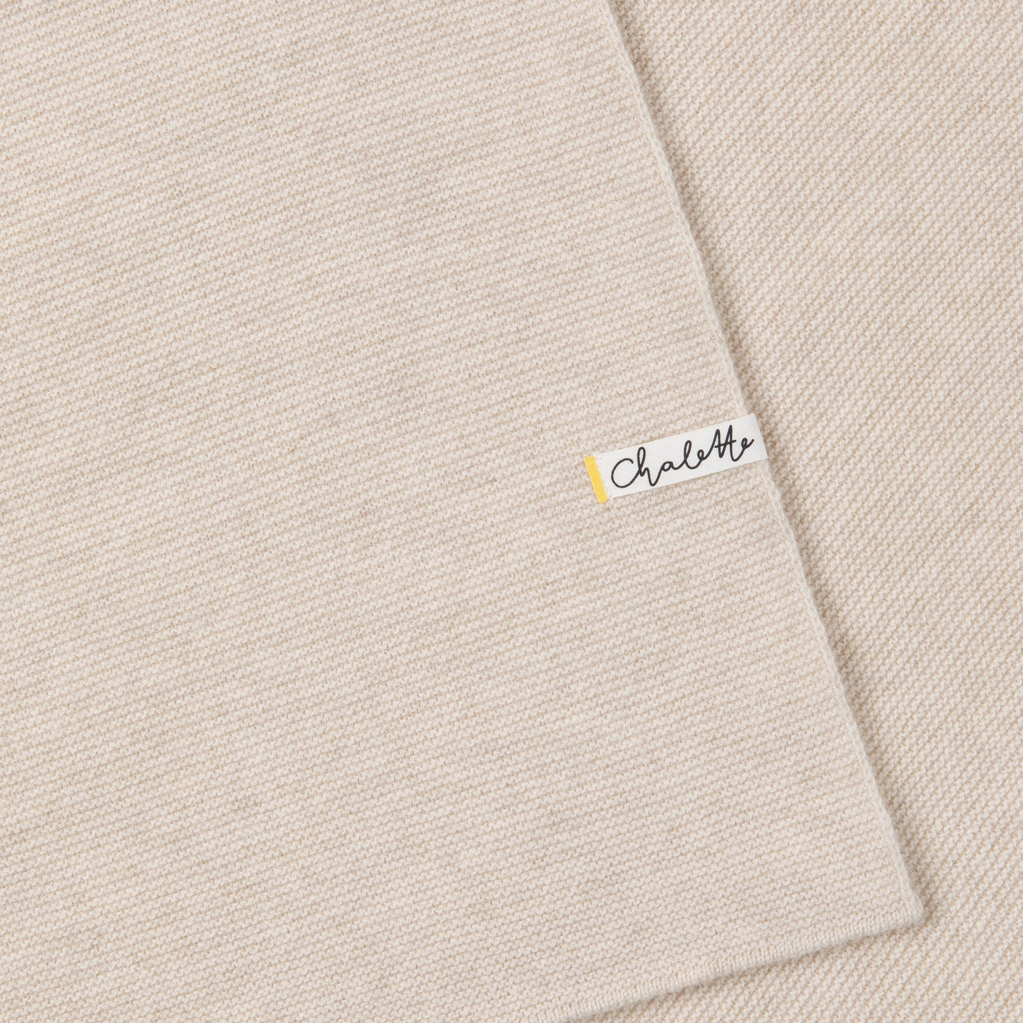 Superweiche Babydecke 'Pixie' | hellbeige | 105 x 105 cm