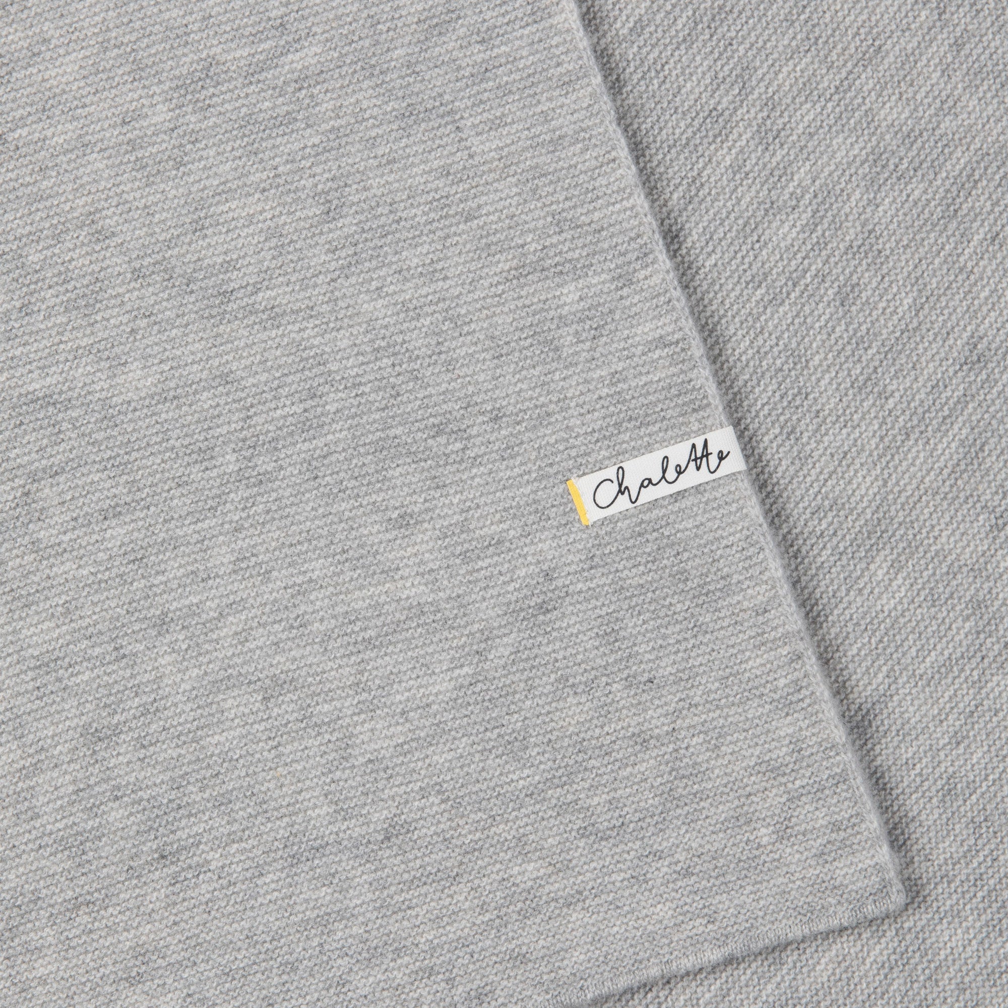 Super Soft Baby Blanket 'Wichtel' | light grey | 105 x 105 cm