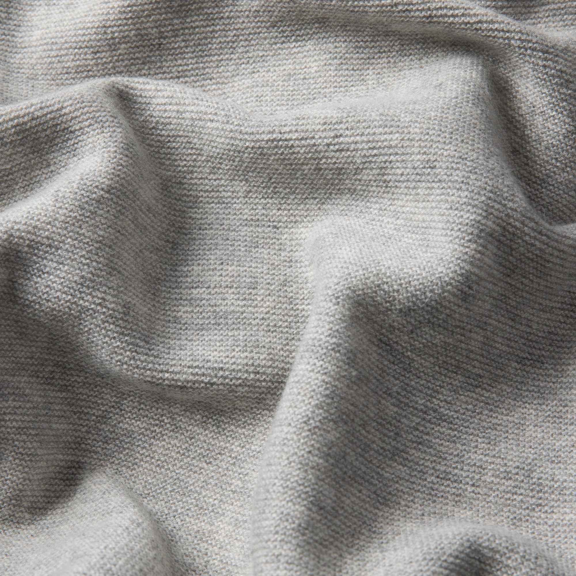 Superweiche Babydecke 'Wichtel' | hellgrau | 105 x 105 cm