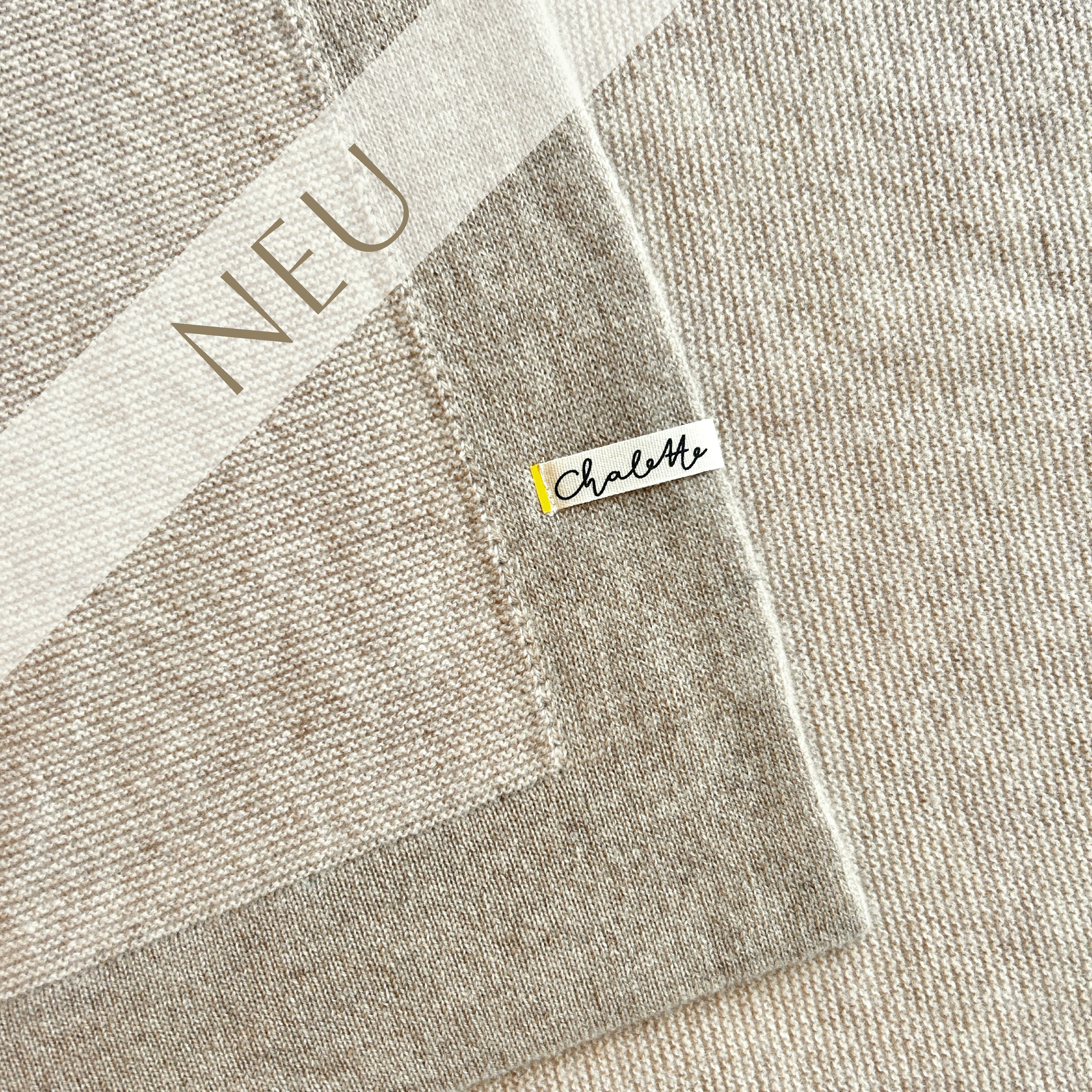 Babydecke Kaschmir beige Chalette