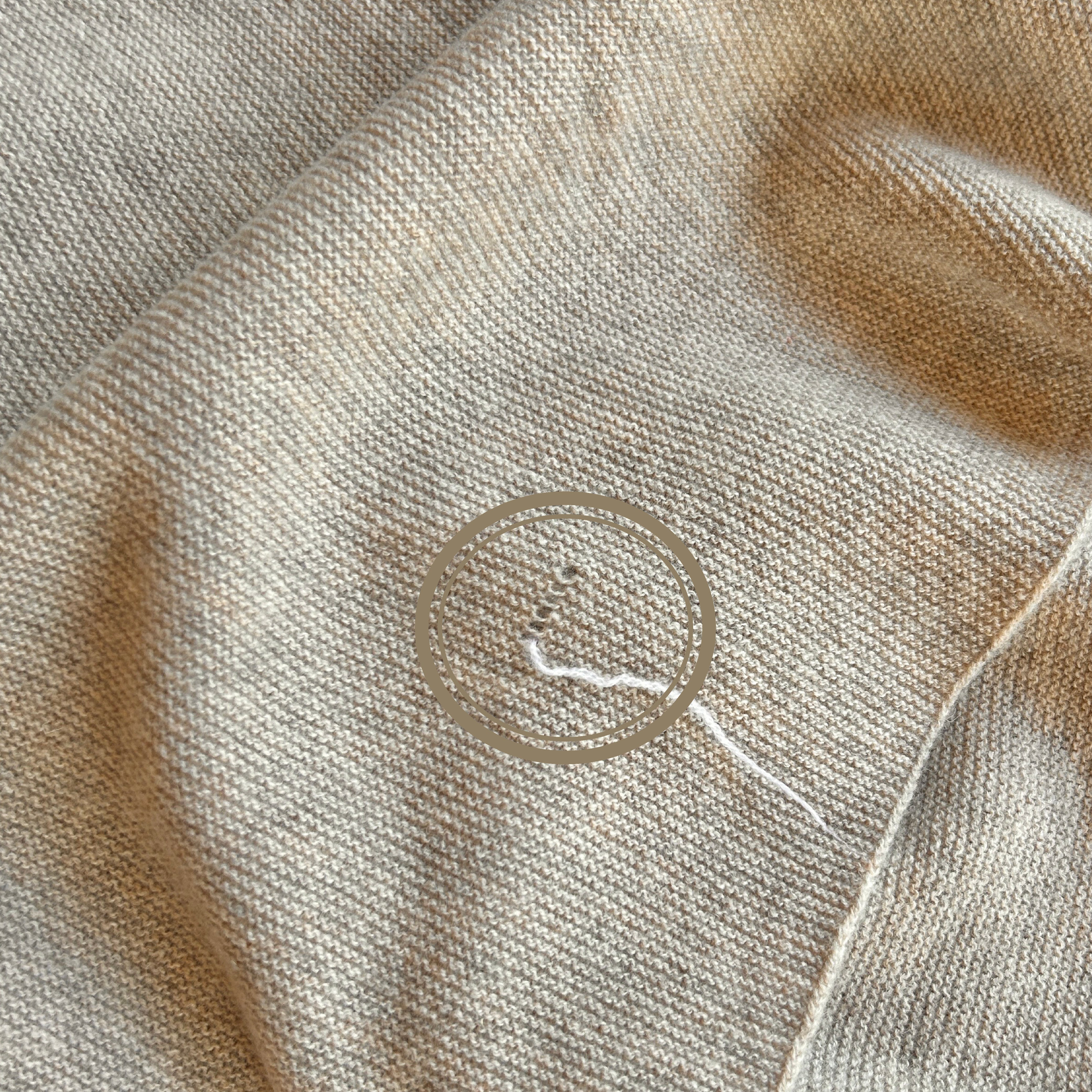 OUTLET | Baby Blanket 'Seemannsgarn' | Light Grey/Navy Blue | 102 x 105 cm "Maximilian"