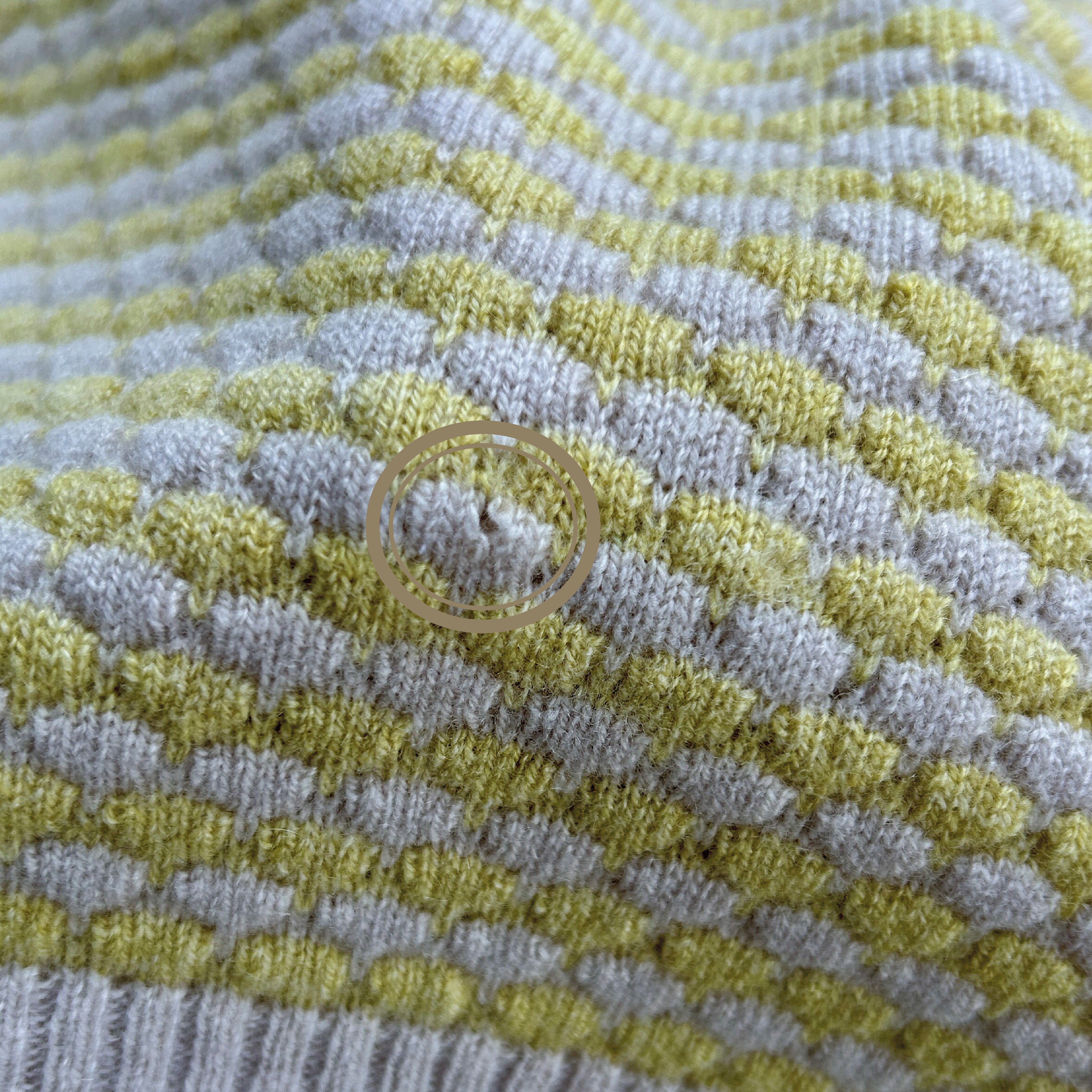 OUTLET | Baby Blanket 'Seemannsgarn' | Light Grey/Navy Blue | 102 x 105 cm "Maximilian"