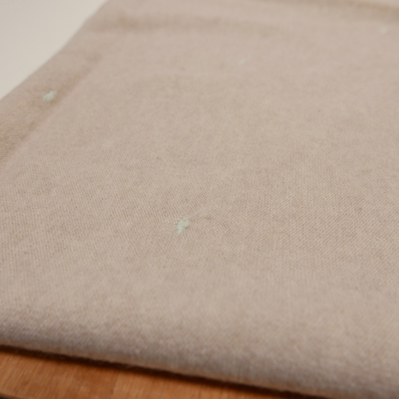 Cashmere blanket 'Wolkensteiger' beige / light blue